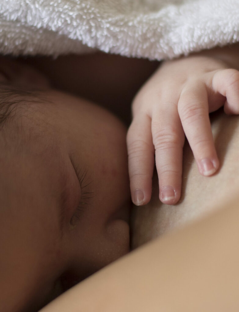 Bébé allaité - Studio Rosa - Photographe Dordogne - Maternité et moments de vie